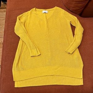 Old Navy Mustard Tunic Sweater